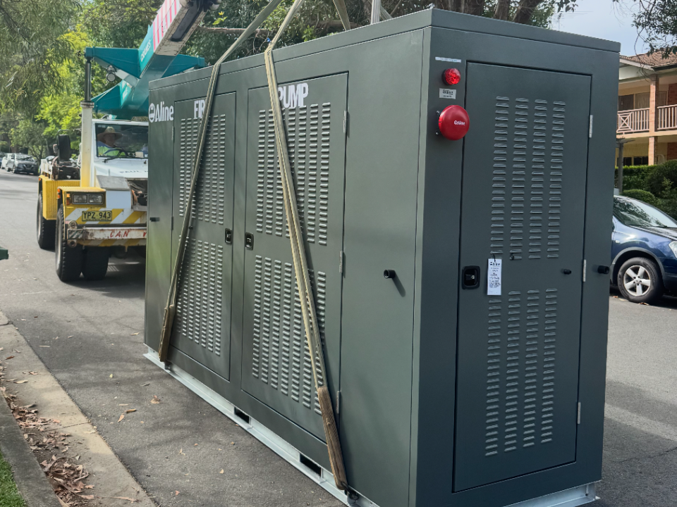 Booster pump installation at retirement village Sydney