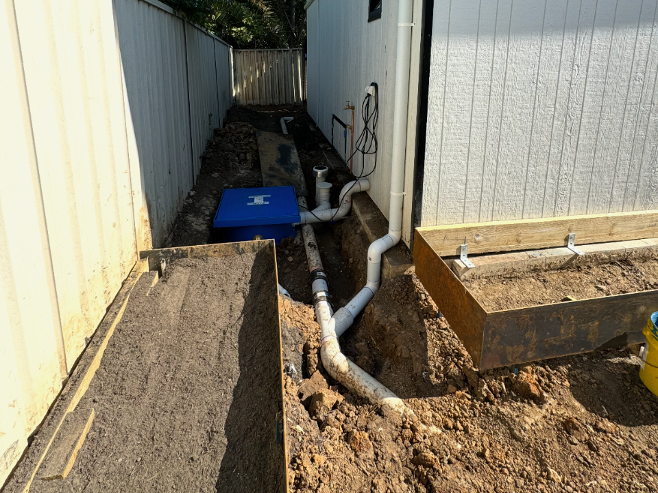 Stormwater and sewer pumping station granny flat Sydney